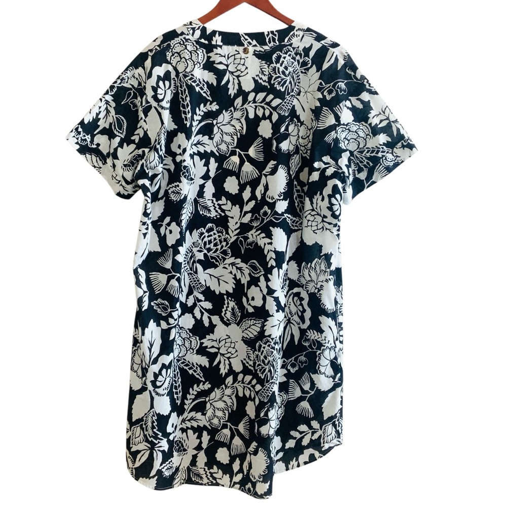 ArTeSÄNDs Amadeus Cantata Forte Black White Print Cotton Dress Size 12-14 NWT - Picture 7 of 15